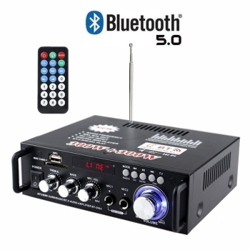 Wzmacniacz HiFi radio pilot 600W BT USB 12V/230V [23010000749]